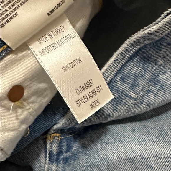 AGOLDE Jaden Denim Shorts 27 - Picture 5 of 5